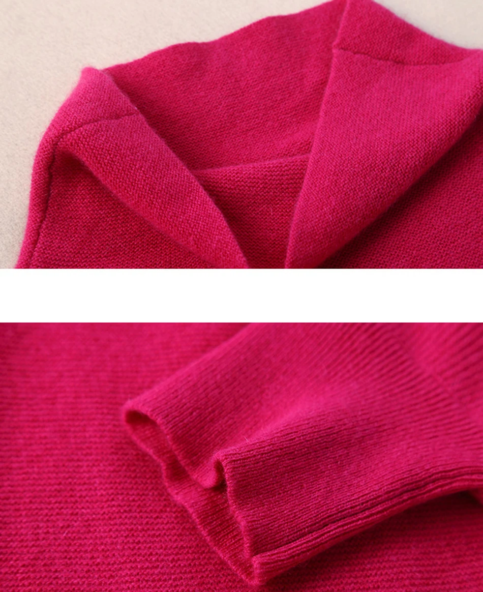 YJMY Inner Mongolian Cashmere Poncho Women Pullover Turtleneck Ribbed Side Slit Spring Autumn Knit in Slava Store
