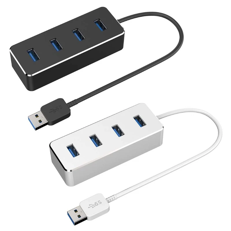 4 порта USB3.0 концентратор супер скорость передачи данных скорость 5 Гбит/с для Windows PC OS Linux H7ED