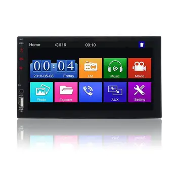 

Android Car Stereo Gps Navigation Radio Player Double Din Wifi 7Inch Usb Touch Button Mp5 Phone Connection