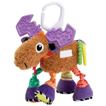 

Baby Kids Rattle Toys Deer Hanging Ornaments Bright Colors Animal Decoration For Baby Bed Stroller Crib Hanging Rattles Toys