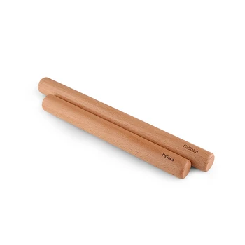 

Wooden Roller Dough Rolling Pin Kitchen Baking Large Manual Wood Pastry Pin Cake Gingerbread Texture Decorative Children E5