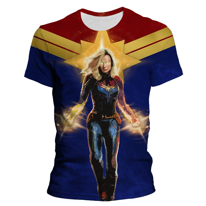 Captain marvel t shirt mens Clearance