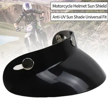 

3-Snap Removable Outdoor Cycling Motorbike Accessories Universal Fit Anti-UV Anti-scratch Motorcycle Helmet Visor PC Top Open