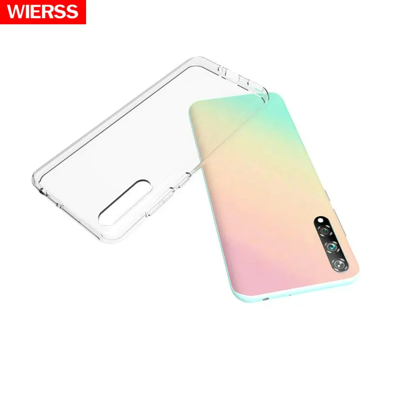 Прозрачный силиконовый чехол для Huawei P Smart S Y8p Y5p Honor 9S телефона с узором в виде