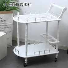 Деревянный Европейский Малый пузырьковый оборудование полка высокого класса красоты салон, отель тележка для маникюра тележка для инструментов