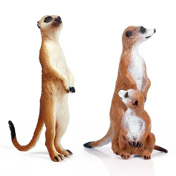 

Meerkat Animals Model Action Figure Simulation Wild Animal Action Figures Collection PVC Lovely Toy Kids Gift