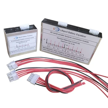 Balanceador activo 5A-8A, ecualizador 4S Lipo Lifepo4, batería de ion de litio BMS, placa de módulo de conversión dinámica de corriente de alta Blance 2