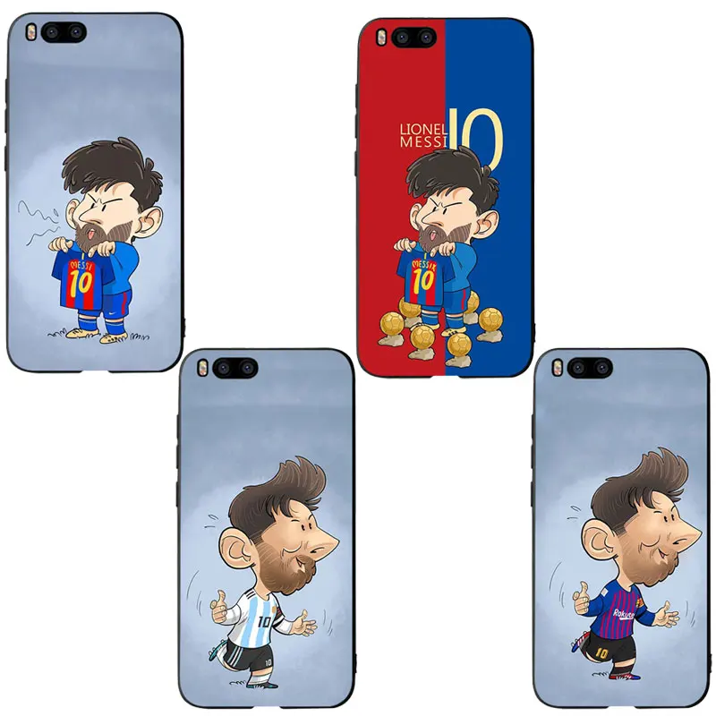 Мягкий силиконовый чехол для телефона с футбольным рисунком Messi Xiaomi Redmi A1 A2 4X Note 5