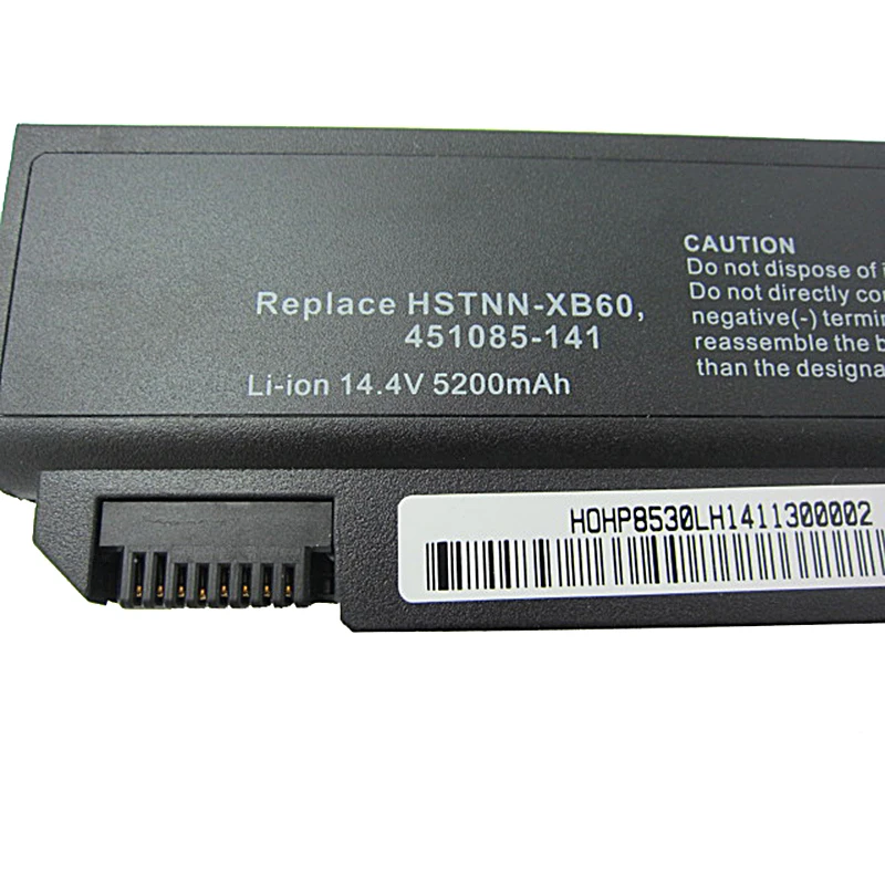 HSW 8 ячеек Аккумулятор для ноутбука hp EliteBook 8530p 8530w EliteBook 8540p 8540w 8730p батареи 8730w 8740w HSTNN-OB60 XB60