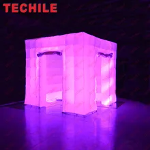 2 двери надувной фотобудка светодиодный надувной фотобудка