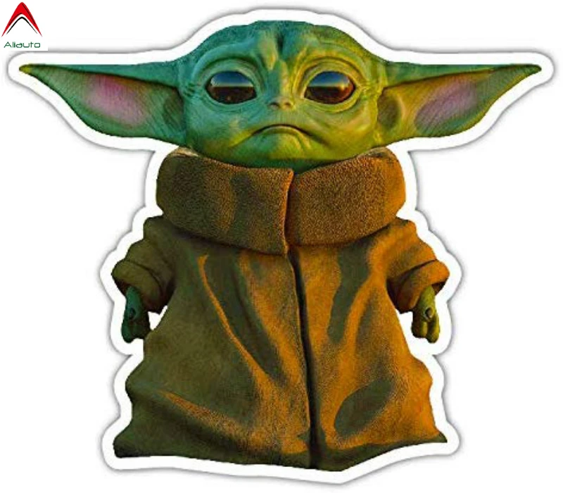 Мультяшная Автомобильная наклейка Aliauto Lovely Baby Yoda Аксессуары для автомобилей