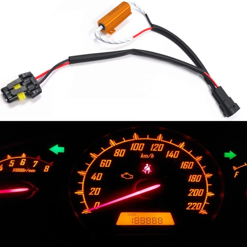 2 шт. 9006 Led Резистор Комплект реле жгута адаптер анти-мерцание Ошибка Декодер