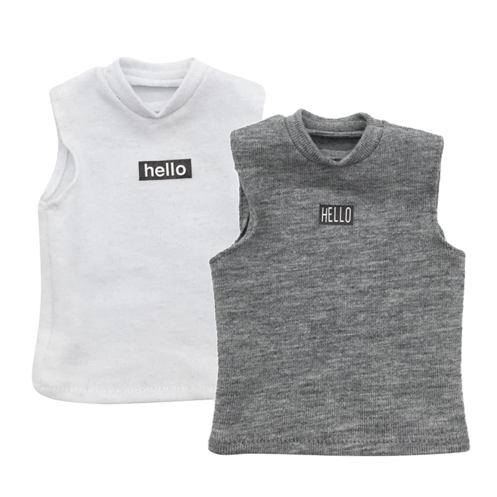 1/6 Men`s Loungewear Vest Tank Top for 12