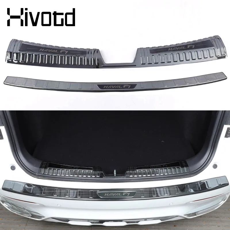 Hivotd для maval F7 хавал ф7 ф7х 2019 2020 Защитная крышка багажника автомобиля Накладка