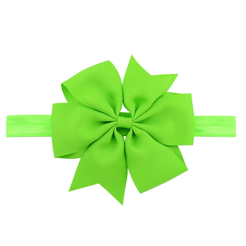 

Children Bow Hair Clip Delicate Comfortable Solid Color Baby Headdress Polyester Exquisite Workmanship Baby Bow Hair Clip 654