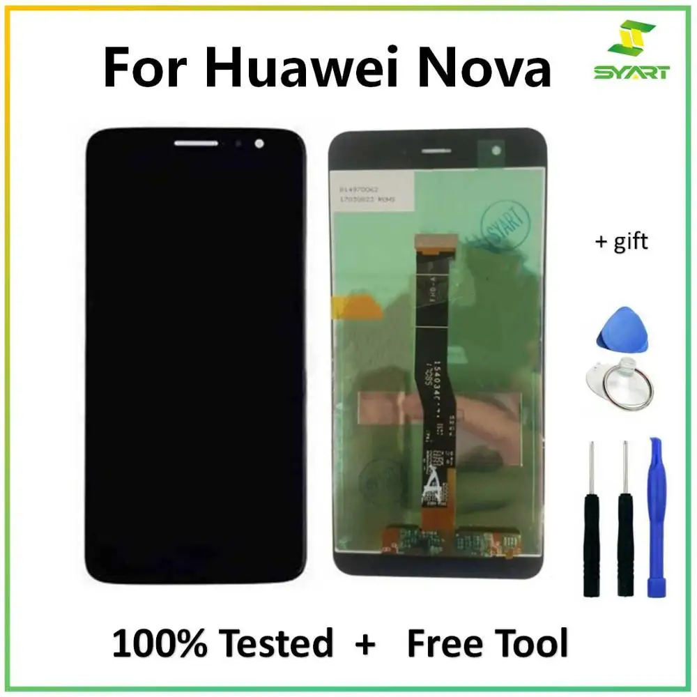 Для huawei Nova ЖК-дисплей + сенсорный экран дигитайзер в сборе для CAN-L01/L02/L03/L11/L12/L13 5 0