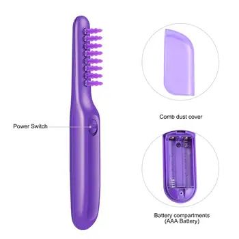 

Electric Detangling Brush Hair Curly Detangle Brush Scalp Massage Comb K92B