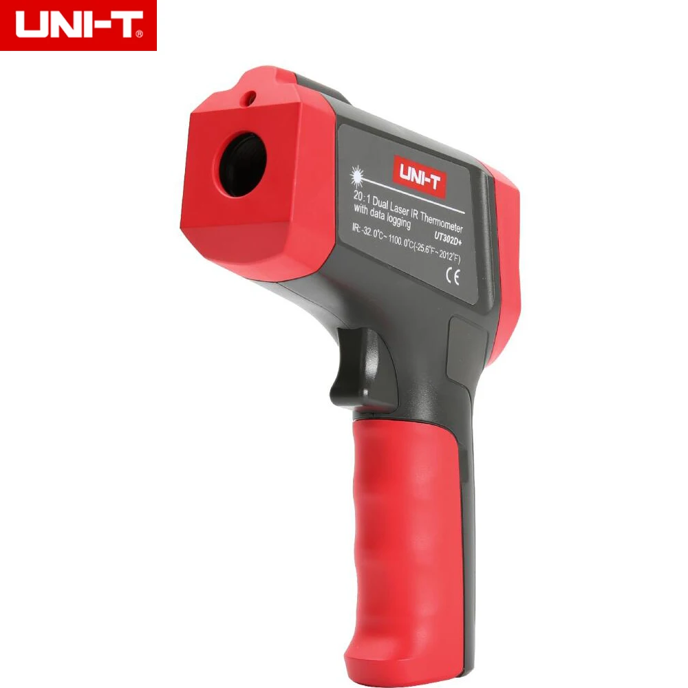 UNI-T UT302D+ 20:1 инфракрасный лазерный термометр Температура охотничий измеритель диапазоном-32~ 1100 градусов