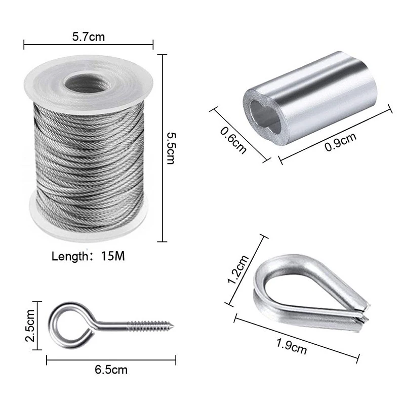 Corde À Linge Multifonctionnelle Et Pratique En Acier Inoxydable