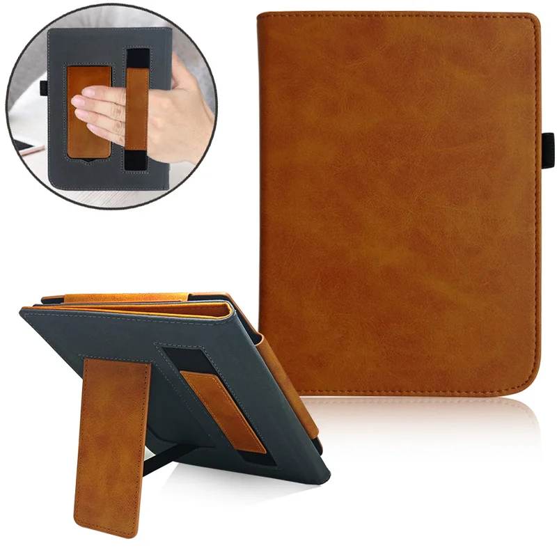 Автоматический чехол для сна/пробуждения для PocketBook Inkpad 3 Pro 7,8-дюймовый водонепроницаемый E-reader PocketBook 740 Incpad3 переносная крышка - Цвет: Brown