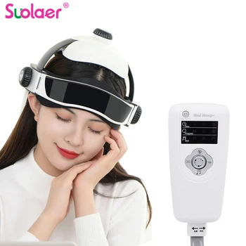 

3D Music Electric Head Massager Intelligent Air Pressure Vibration Finger Press Relaxation With Music Soothing Relax Helmet