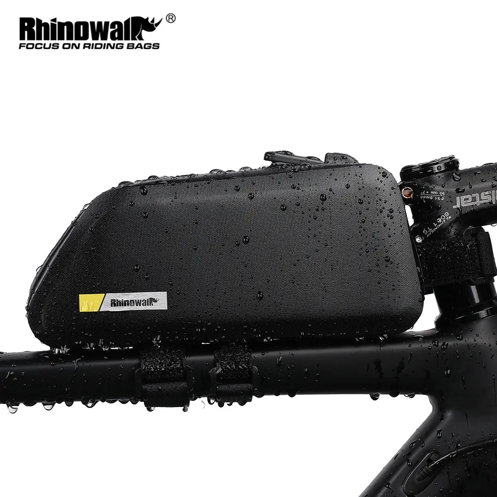 Rhinowalk Cycling Phone Bag Waterproof Bicycle Bag Rhinowalk Top Tube Bag - 1.3l