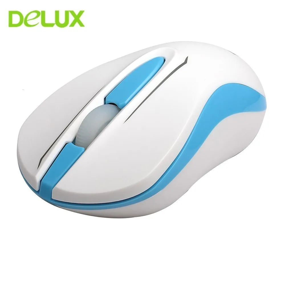 Delux M137 2,4G Беспроводная мини-мышь для детей USB Оптический, эргономический офисный маленький Мыши 1000 dpi компьютерная мышь для ПК ноутбука