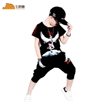 

boy clothes summer 2020 kids fashion T shirt +pants boys outfits boy summer set kids tracksuit children sport clothes