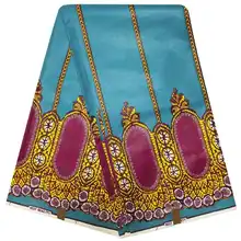 Настоящий, из Анкары воск гарантировано воск высокое качество Pagne настоящий воск 6yard африканская ткань Анкара печати Швейная ткань