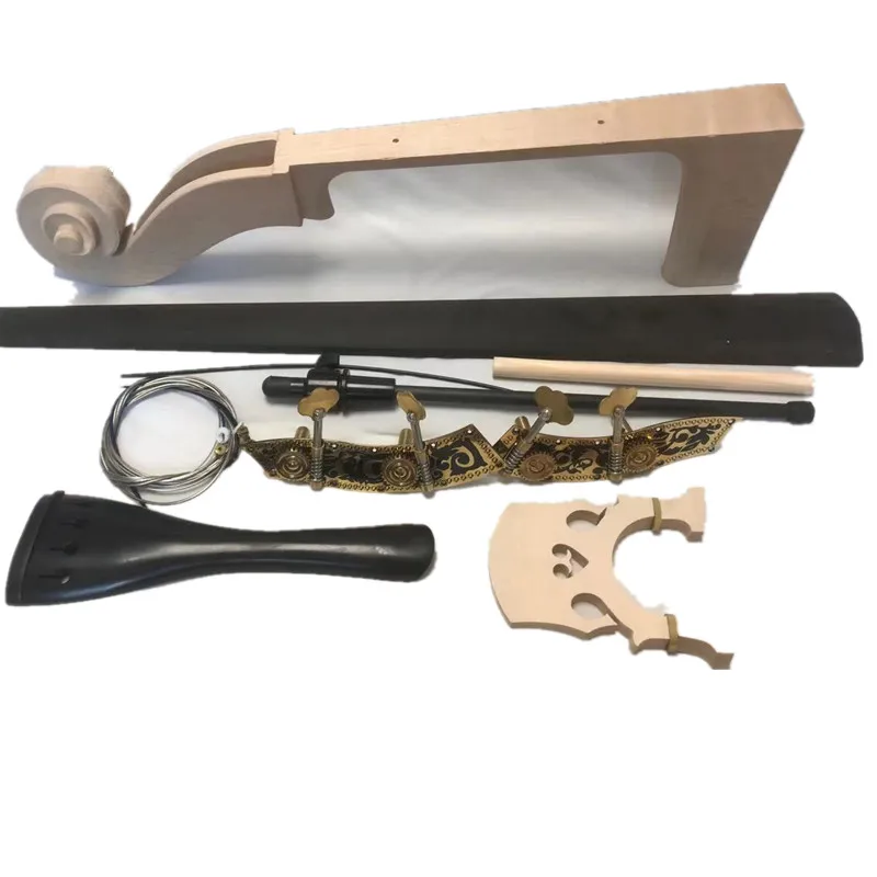 3/4 Upright Bass Partneck with fingerboard,bridge,tailpiece,Germany