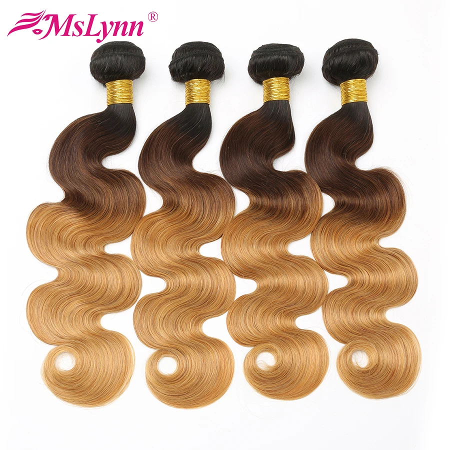 Ombre Hair Bundles Body Wave Bundles T1B/4/27 Brazilian Hair Weave Bundles 3 Tone Blonde Human Bundles Hair Mslynn Remy Hair Ombre Hair Bundles Body Wave Bundles T1B/4/27 Brazilian Hair Weave Bundles 3 Tone Blonde Human Bundles Hair Mslynn Remy Hair