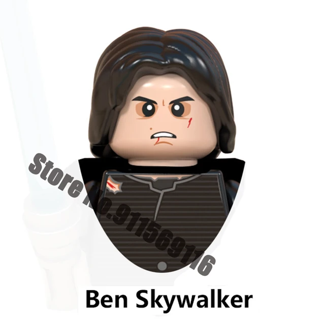 Luke Skywalker Building Blocks Ahsoka Tano Yoda Obi-Wan Kenobi Sith Kylo Ren Count Dooku Starkiller Star Action Figure Wars Toys E-WM972