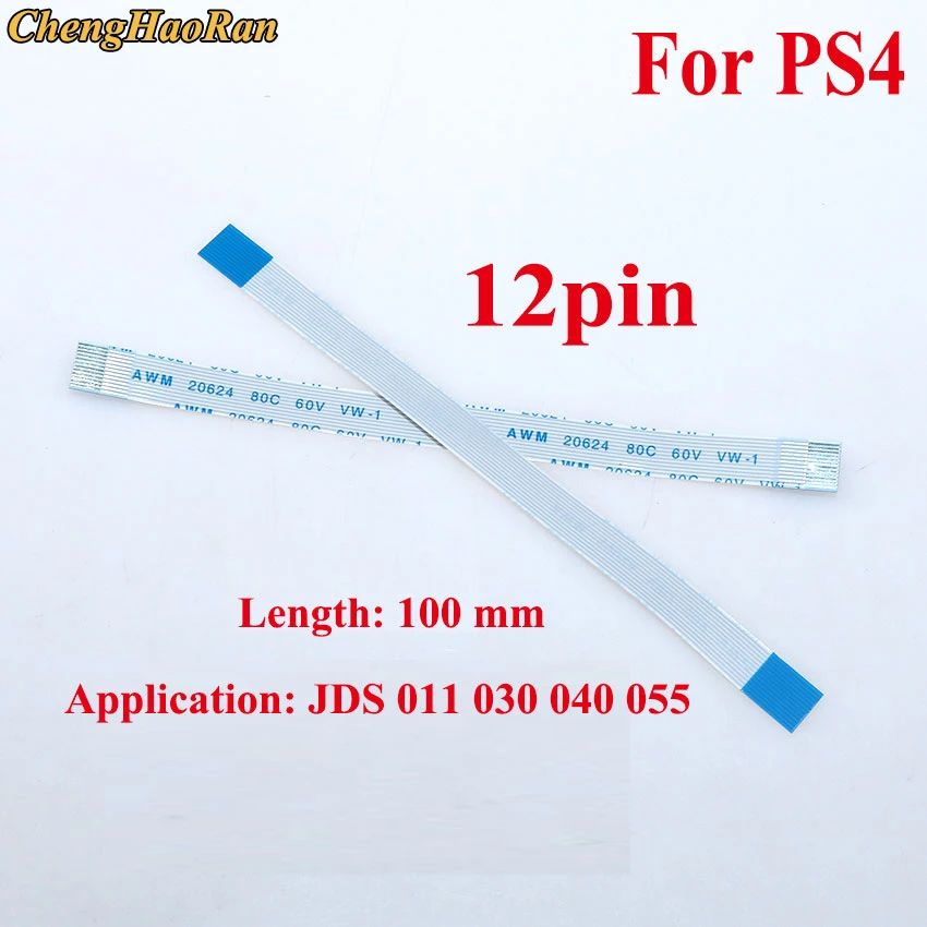 Chenghaoran 2pcs For Sony Ps4 Pro Slim Controller 12 14 Pin Charging Board  Power Cable Touch Pad Flex Ribbon Cable - Connectors - AliExpress