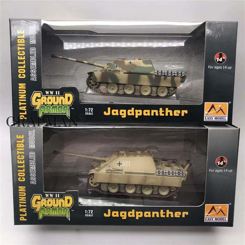 1/72 немецкий танк Второй мировой войны Jagdpanter немецкая армия y 1945 Франция Танк