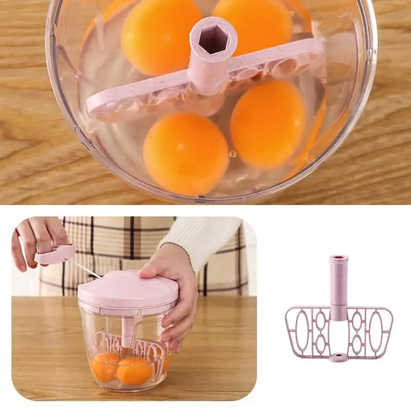 2 in 1 Portable 5 Blades Manual Meat Grinder Fruit Vegetable Shredder Slicer Food Chopper Mincer Mixer Blender Manual Juicer