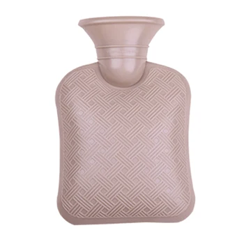 

Explosion-Proof Silicone Water Injection Hot Water Bottle, Winter Hand Warmer, Hot Water Bag,Brown