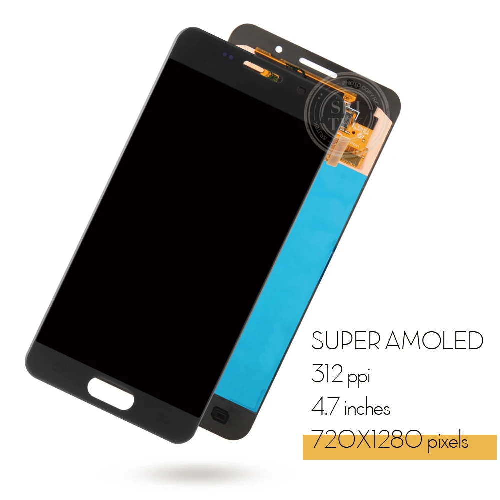 Гарантия AMOLED/TFT ЖК-дисплей для SAMSUNG Galaxy A3 сенсорный экран дигитайзер для SAMSUNG Galaxy A3 A310 A310F SM-A310F