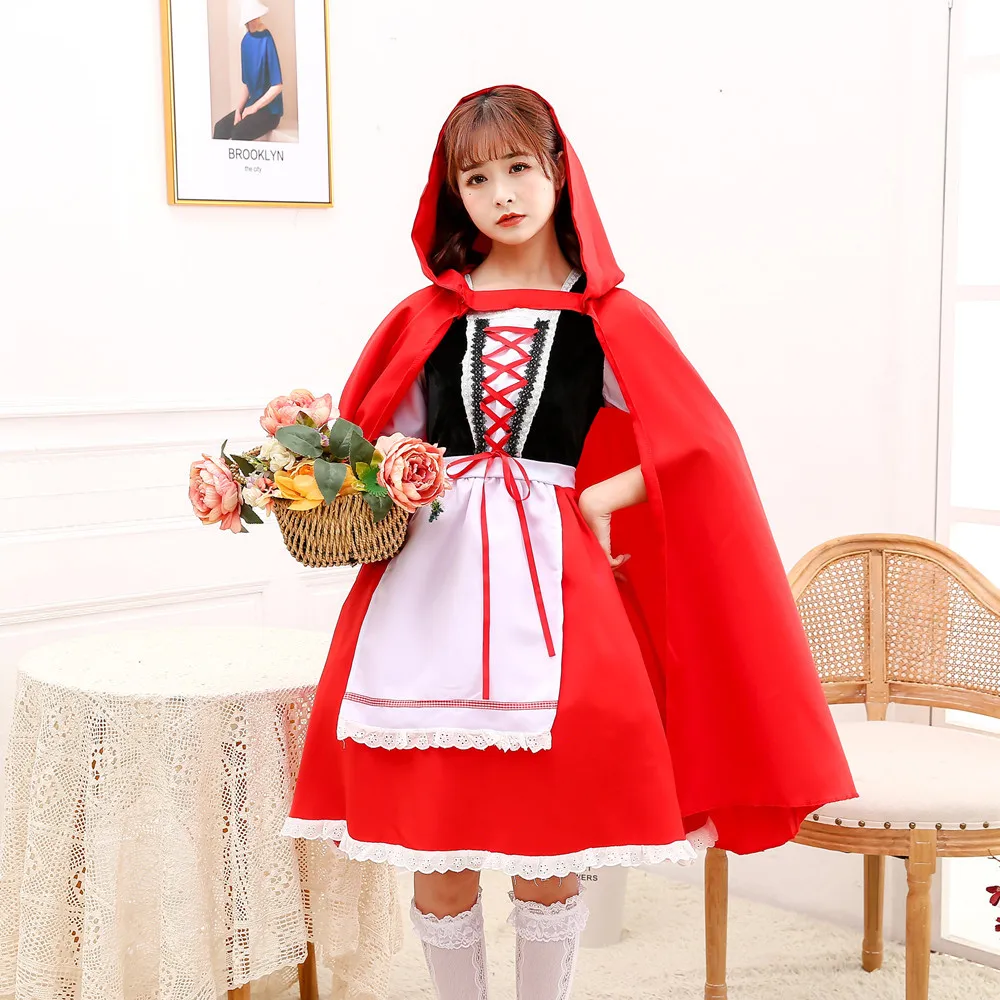 Little Miss Riding Hood Costume, Little Red Costume, Womens Riding Hood