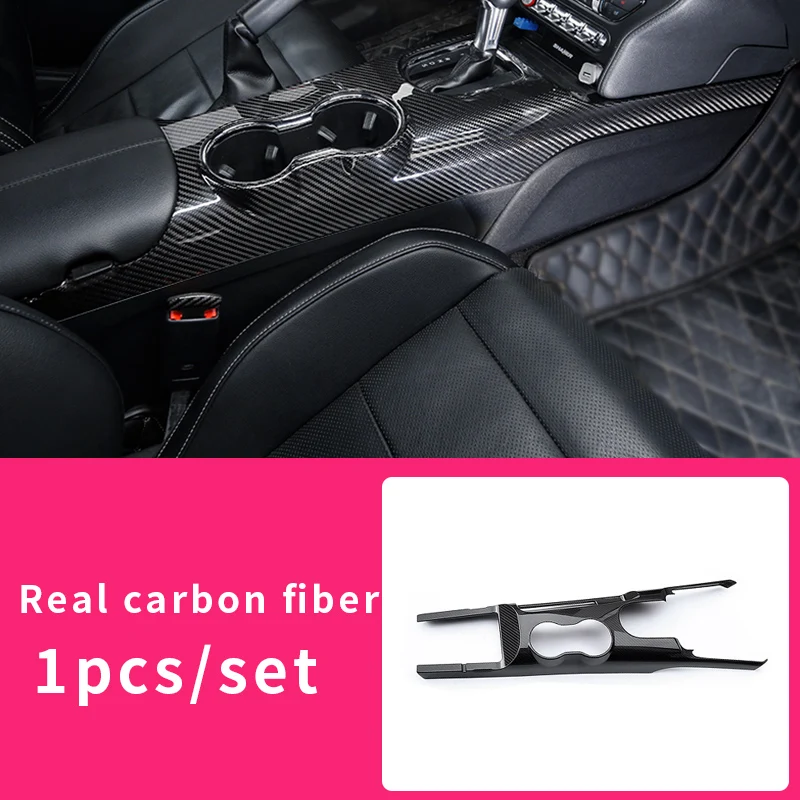 carbon fiber 1pcs Для mustang для ford mustang для mustang аксессуары - Название цвета: carbon fiber 1pcs