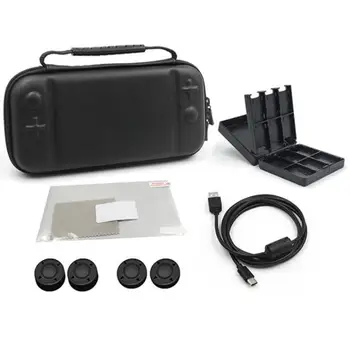

10 in 1New Storage Bag for Nintendo Switch Lite Portable Travel Protective bag for Switch mini Protector Case set accessories