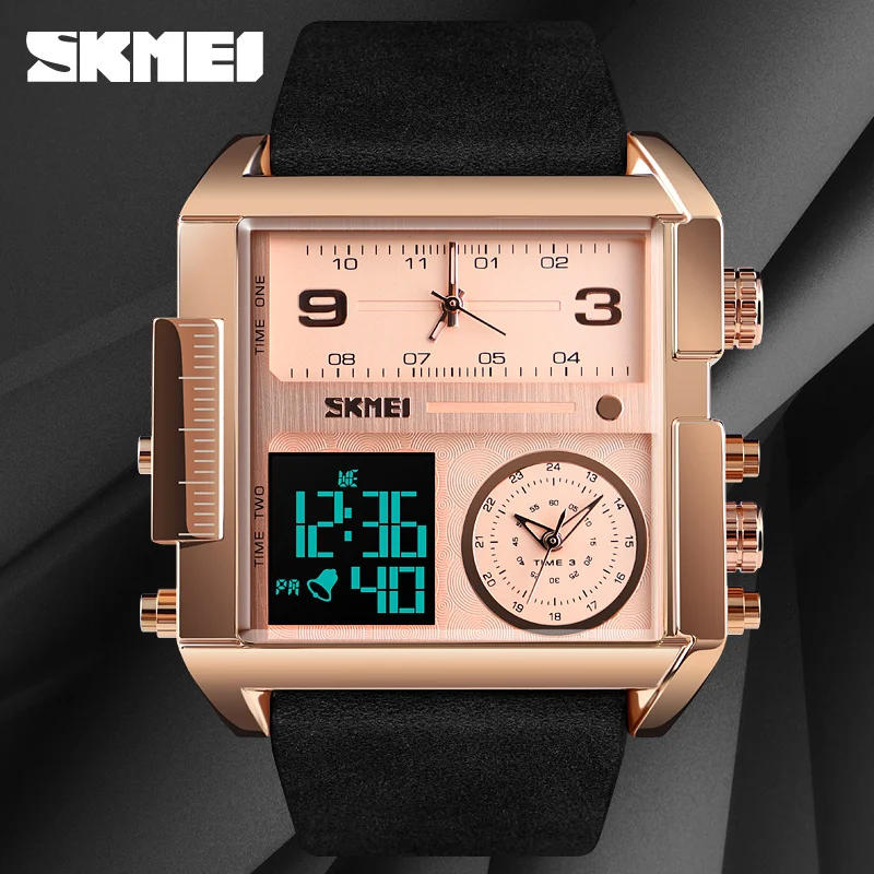 SKMEI Sports Watch Men Top Luxury Brand Waterproof Wristwatch Men Quartz Analog Digital Watches Relogio Masculino 3