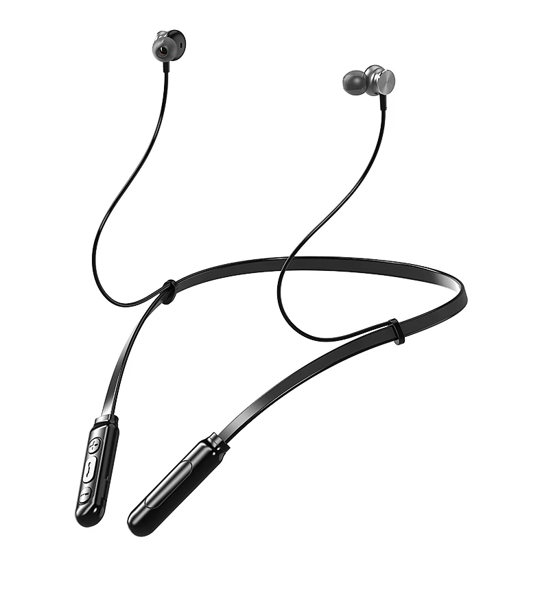 FMJ Q9S Bluetooth наушники 5,0 Водонепроницаемый 4D звук беспроводная гарнитура шейный подвес 135 мАч большой аккумулятор для смартфона