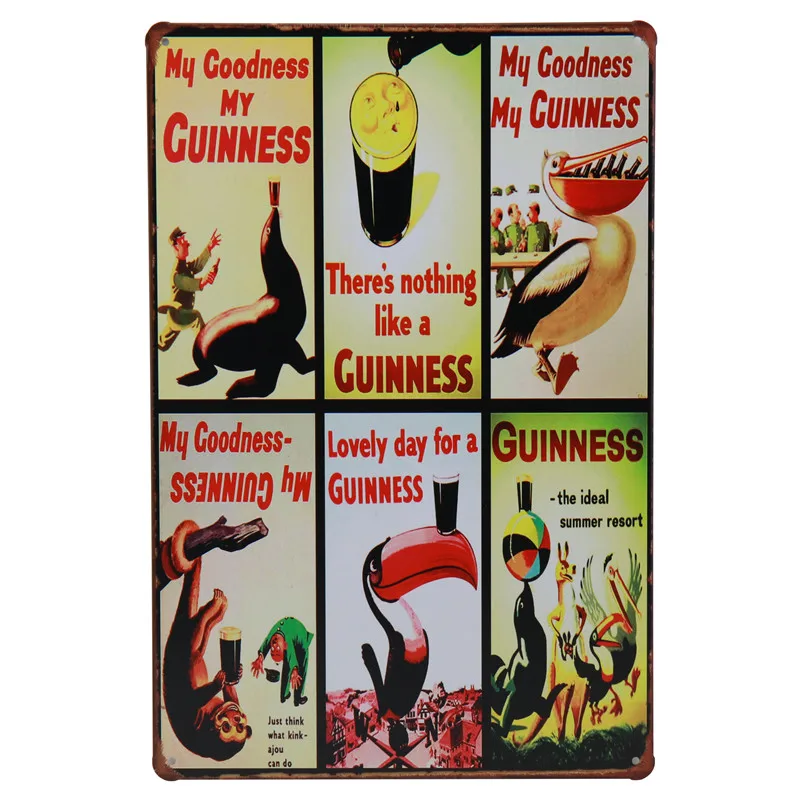 30X20 см My Guinness рок-музыка жестяная вывеска Винтаж Tintin домашний бар декоративная художественная живопись металлические вывески настенный Декор Ретро Poste H73
