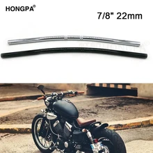 22 мм 7/" 70 см изгиб Кривой стиль мотоцикла Алюминиевая Ручка Бар Руль крест бар для кафе гонщик мотокросса Байк ATV Quad