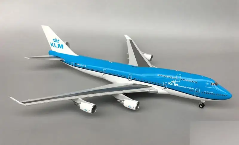 GeminiJets KLM королевские голландские авиалинии BOEING 747-400 PH-BFW 1/200 литье под давлением модель самолета