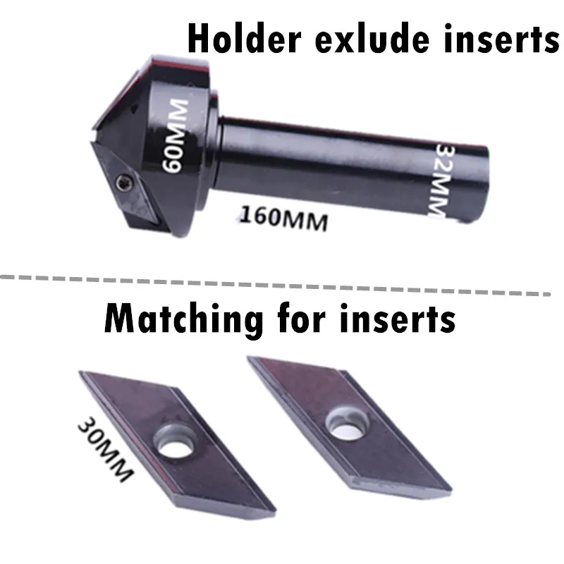 B30/B45/B60 ECC31005R с хвостовиком D32mm фаски держатель 45/угол 90 ° на одной стороне фрезерные инструменты фрезы бар