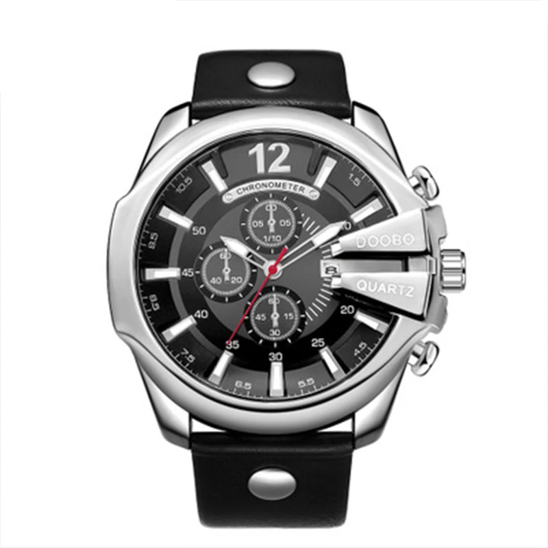 

FashionableNew Gentleman Personality Men's Quartz Watch Waterproof Large Dial Leisure Temperament Watch Small Dial No Work B128