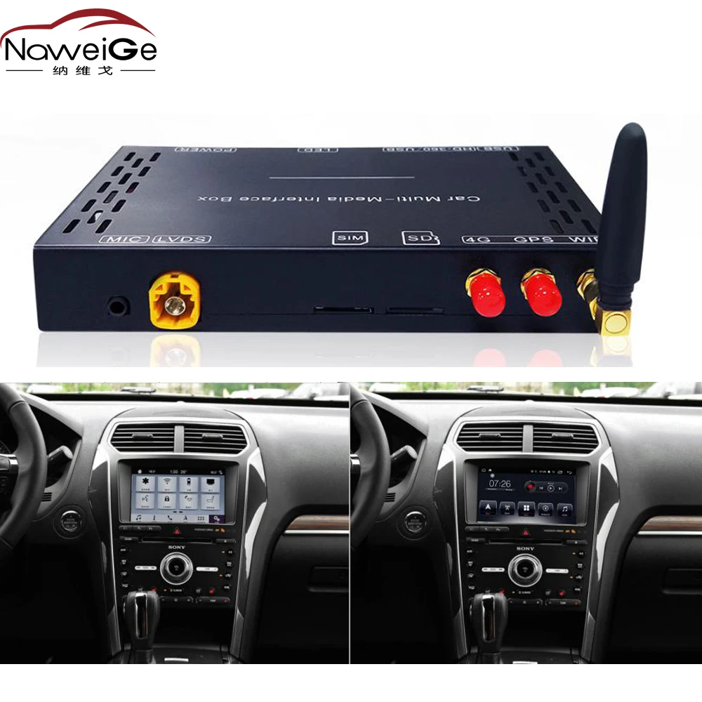 NaweiGe Car Android Interface box decoding for Ford-&amp Linocln SYNC3 system Ford-Kuga/Mondeo-/EDGE-Focus/Taurus/Explore/Edge | Автомобили