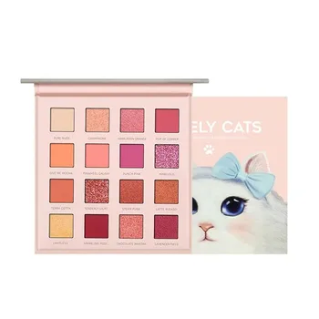 

16 Color Eyeshadow Pearl Matte Flash Eye Shadow Lasting Non-fly Powder Eye Shadow 16 Color Animal Eye Shadow