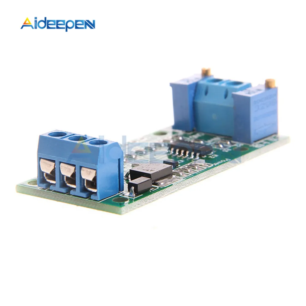 Current Voltage Module 2.5V 3.3V 5V 10V 15V 24V to 4-20mA 0-20mA DC 12V-24V Voltage to Current Module Transmitter Linear Conversion Signal Converter
